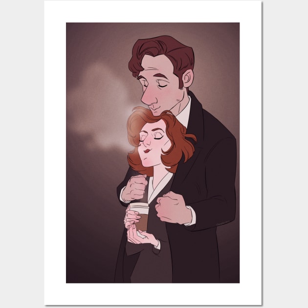 X files warm coffee Wall Art by tumblebuggie